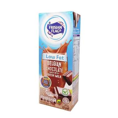Frisian Flag PURE - Susu UHT Low Fat - 225 ml COKLAT