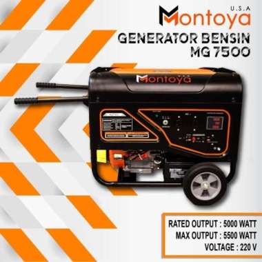 Genset 5000 5500 Watt Genset Open Bengsin Montoya MG7500