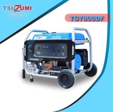 Tsuzumi Generator Listrik Open 5000 Watt Tsuzumi Japan TG 7800DF