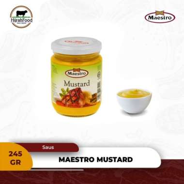 Maestro Mustard Sauce | Saus Mustard - 245 gr