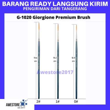 Giorgione G-1020 Liner Brush Kuas Lukis Round Tipis Water Color 0 1 2 2
