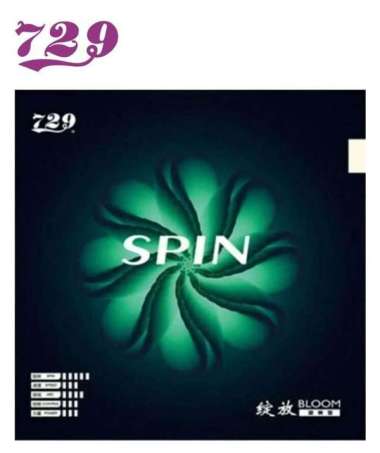 729 Friendship Karet / Rubber Bloom Spin 2.2 mm (LICIN) Hitam 2.2 mm