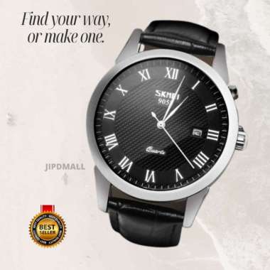 Jipdtime Jam Tangan Analog Pria Executive Bussiness Watch Modern Trend 9058CL