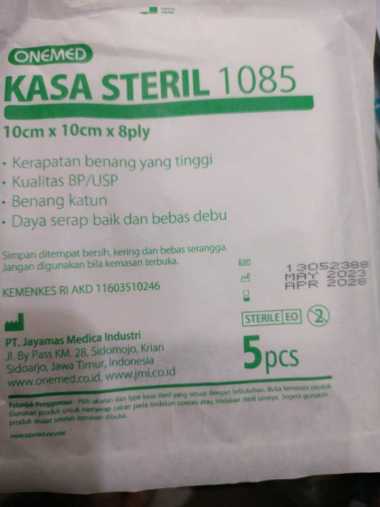 Onemed Kain Kasa Steril 8ply uk: 10 cm x 10 cm (1085)