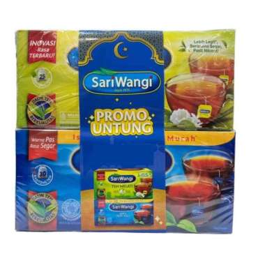 Promo Harga Sariwangi Teh Asli 55 gr - Blibli