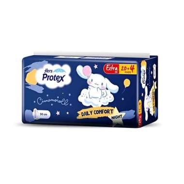 Promo Harga Hers Protex Daily Comfort Wing 23,5cm 22 pcs - Blibli