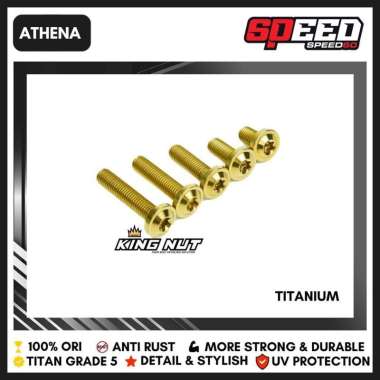 Baut Shock Segitiga Tabung Honda Vario Beat Scoopy Baut Titanium Grade 5 Probolt Thailand King Nut N