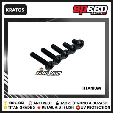 Baut Shock Segitiga Tabung Honda Vario Beat Scoopy Baut Titanium Grade 5 Probolt Thailand King Nut N