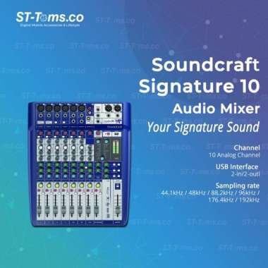 Soundcraft Signature 10 Professional Audio Mixer with Effects