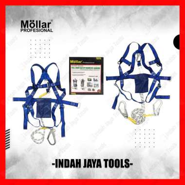 MOLLAR Full Body Harness Safety Belt Sabuk Pengaman Single Double Big SINGLE