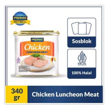 Pronas Chicken Luncheon Meat 340 gr Daging Ayam Kalengan
