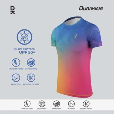 Duraking Jersey Olahraga Vapor V2 XXL Aura Glow