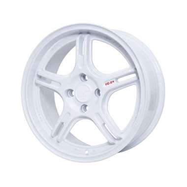 VELG HSR FE04 R16x7 H4x100 ET42 GLOSSY WHITE | Velg mobil original design
