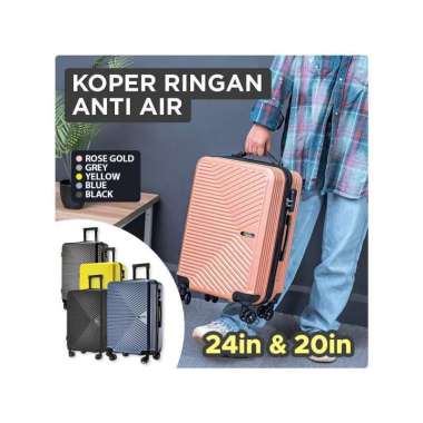 Goto Ranger Koper Cabin Waterproof Suitcase Roda Bagasi Hardcase Kabin 20IN ROSE GOLD