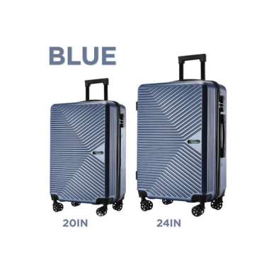 Goto Ranger Koper Cabin Waterproof Suitcase Roda Bagasi Hardcase Kabin 20IN BLUE