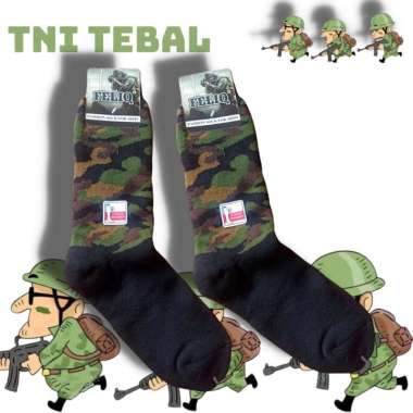Kaos Kaki TNI/Kaos Kaki POLRI/Kaos Kaki Tebal/Kaos Kaki PDL/Kaos Kaki Panjang Tebal/Koas Kaki Dewasa