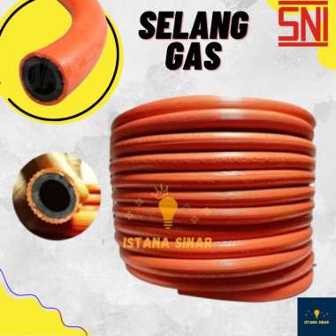 Selang Gas 2 Lapis Elpiji SNI , Selang Kompor Gas , Selang elpiji Meteran Selang Gas LPG tebal anti 