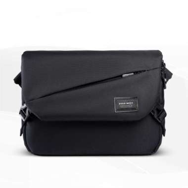 Tas Selempang Pria Wanita Laptop 12 inch Slingbag Bahu - NAVY BLACK