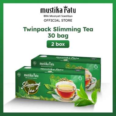 Mustika Ratu Twinpack Slimming Tea Isi 30Bag Teh Diet & Detox