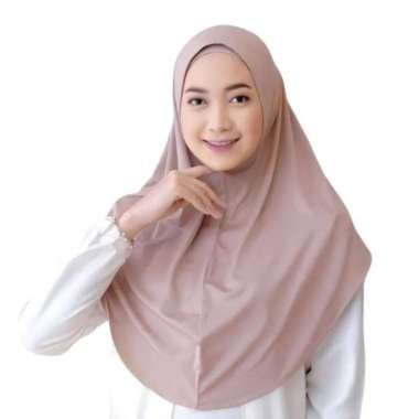 Jilbab Bergo Hamidah Non Pet Jersey hitam