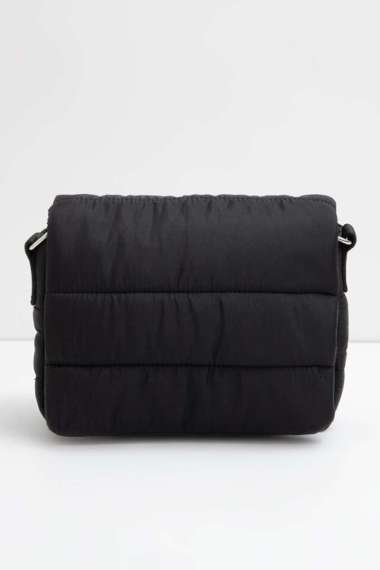 Berrybenka - Tas Puffy Bag Sofia Akala Puffy Sling Bag - Grey Black