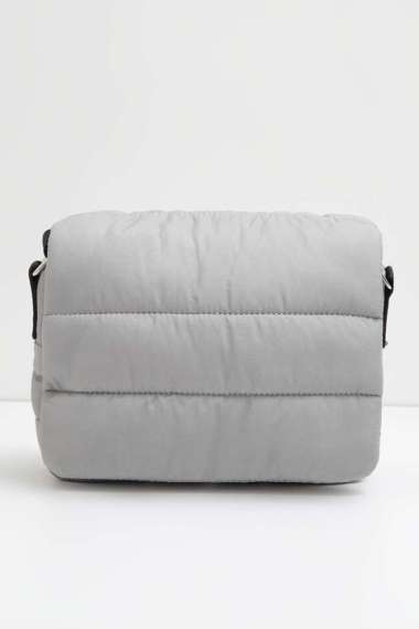 Berrybenka - Tas Puffy Bag Sofia Akala Puffy Sling Bag - Grey Grey