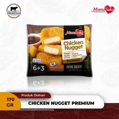 MamaSuka Chicken Nugget Premium Extra Meat with Korean Honey Garlic Sauce - 170 gram