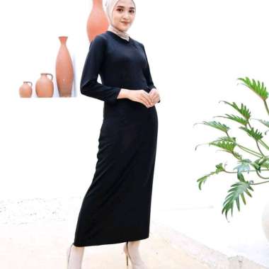 PUSSAT Danisa Inner Manset Gamis Lengan Panjang Jersey Dress Long Sleeve Manset Gamis Dalaman Kaftan
