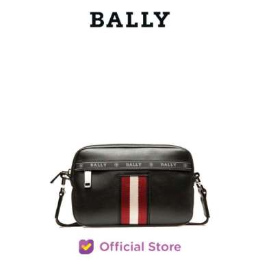 BALLY Hal Leather Cross-Body Bag - Black