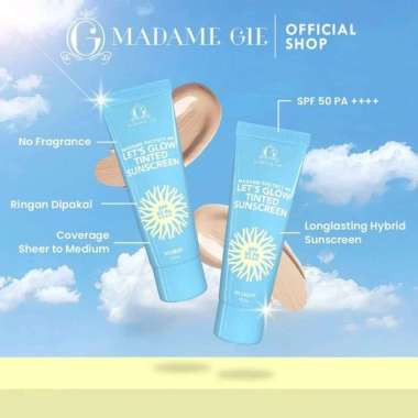 Madame Gie Tinted Sunscreen SPF50 PA++++ 35ml,03 Deep