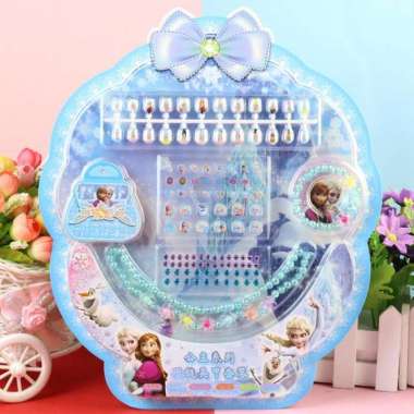Nail Art SEt Stiker Kuku Anak Aksesories Fashion Stiker Kuku Anak Sofia