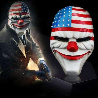 Topeng Halloween Party Mask Topeng Payday Mask DALLAS MASK 818-127
