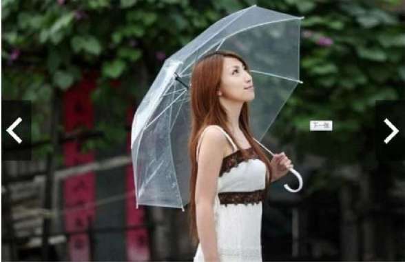 Payung Transparan Payung Panjang Bening Payung Korea