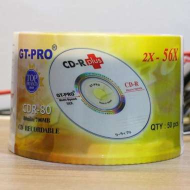 CD Kosong CD-R GT PRO Original isi 50 pcs
