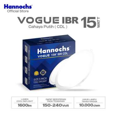 Hannochs Lampu Downlight LED Vogue 15W IBR Cahaya Putih INBOW