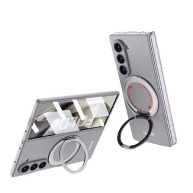 Case Samsung Galaxy Z Fold 6 Fold6 GKK Ultra Thin PC Ring Magsafe Magnetic Rotating Stand Screen Cov