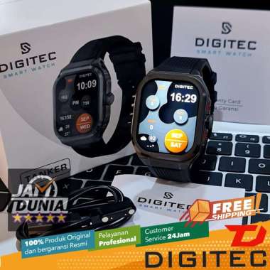 DIGITEC ORIGINAL SMARTWATCH PRIA SMARTWATCH WANITA TANKER BLACK TANKER JAM TANGAN DIGITAL PRIA WANIT
