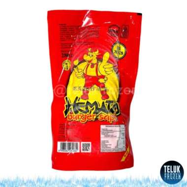 Hemato burger sapi 280 g gram 280gr beef patty mini daging olahan isi 21 pcs isian halal enak murah