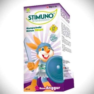 STIMUNO SYRUP 60ML - RASA ORIGINAL, ORANGE BERRY, GRAPE GRAPE