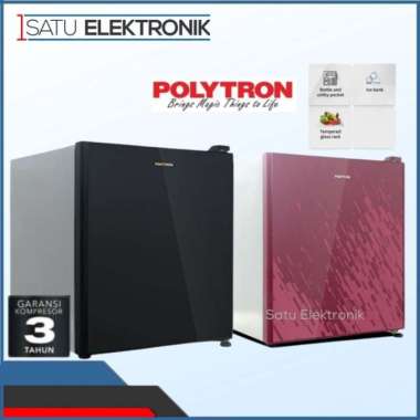 Kulkas Portable Polytron PRH51 / Kulkas Mini Polytron PRH 51 - Red merah
