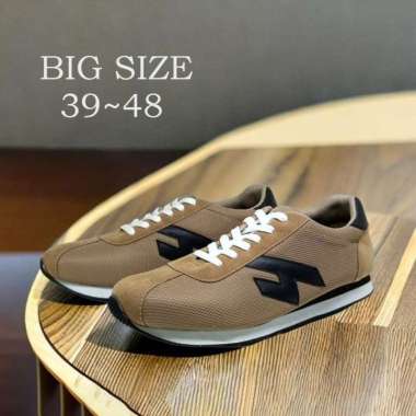 Montaro S30 - Sepatu Pria Sport Olahraga Running Sneakers Casual Brown Lari Jogging Fitness Big Size