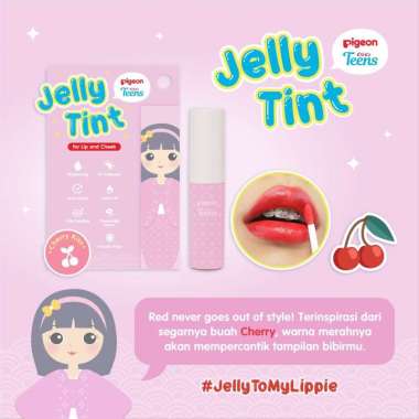 PIGEON Teens Jelly Tint -Lip Tint Remaja Cherry Kiss (Naomi)