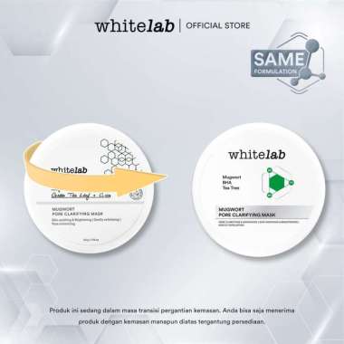 WHITELAB Mugwort Pore Clarifying Mask -Whitelab Masker 60gr