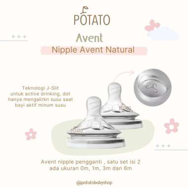 Philips Avent - Nipple Natural Response - Dot Botol Bayi 0m+