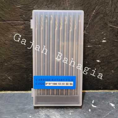 Mata cuner tuner bor cun 3mm x 3mm Long Set 10pcs Panjang 3x3