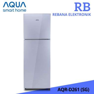 Kulkas AQUA 2 Pintu AQR-D261 (DG) / 203 L \ Garansi Resmi Aqua