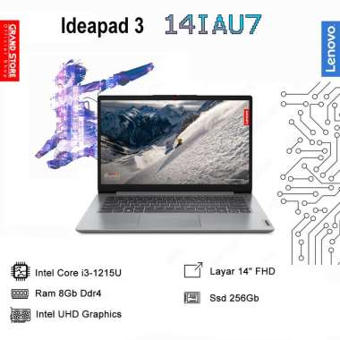 LAPTOP LENOVO IDEAPAD 3 Core i3-1215U 8/256GB WIN 11 PROFESSIONAL