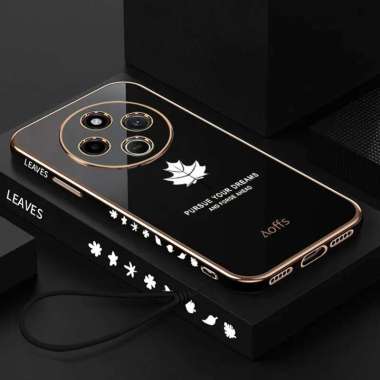 Softcase Maple Redmi 14C Elektro Plating Camera Protect Redmi 14C Hitam
