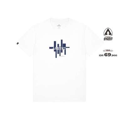 Aerostreet T Shirt Elio Putih Kaos T Shirt ABAAA S