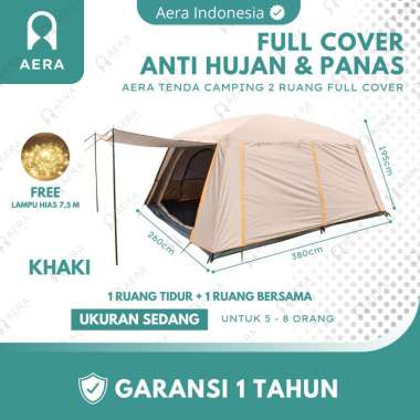 AERA Tenda Camping Full Cover | Tenda Camping keluarga | Tenda Camping 2 Ruang | Tenda Camping Doubl